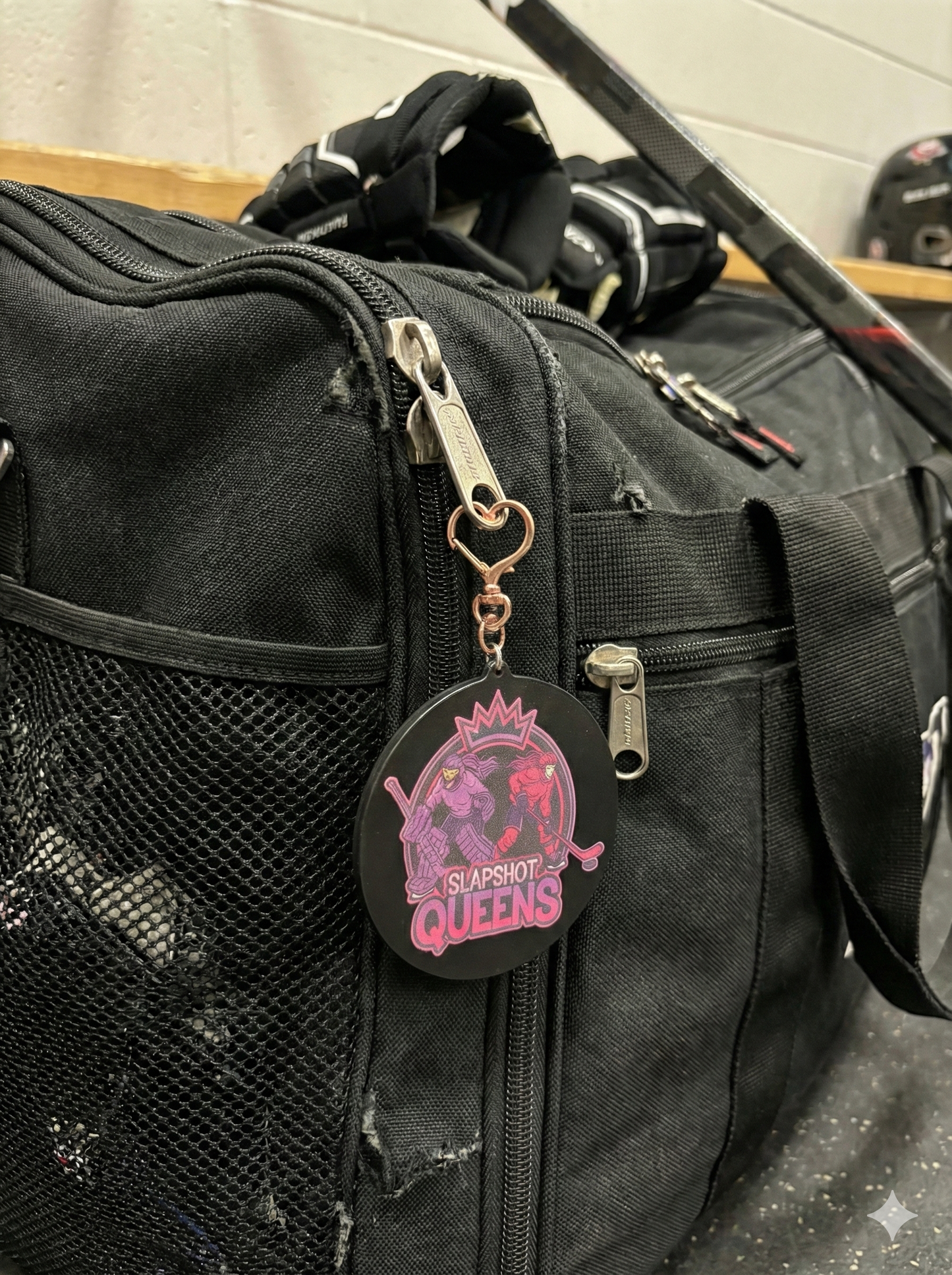 Queen’s Puck Key Chain
