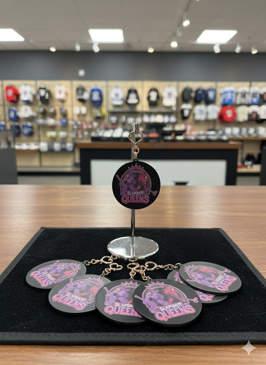 Queen’s Puck Key Chain