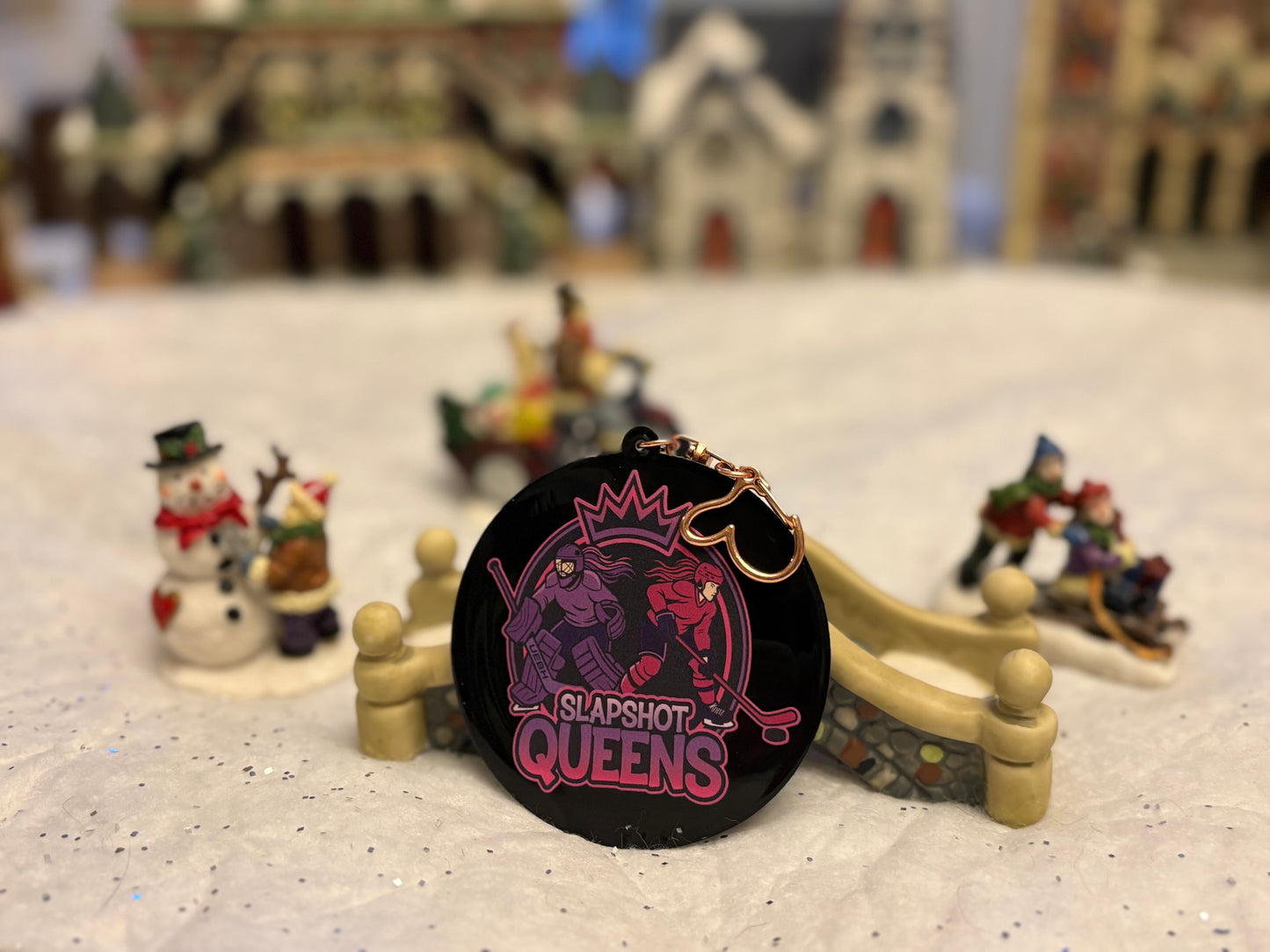 Queen’s Puck Key Chain