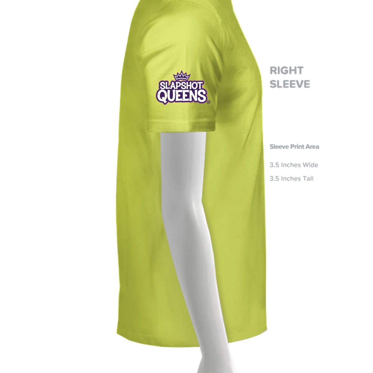 Neon Yellow - PC380Y - SLEEVE_RIGHT